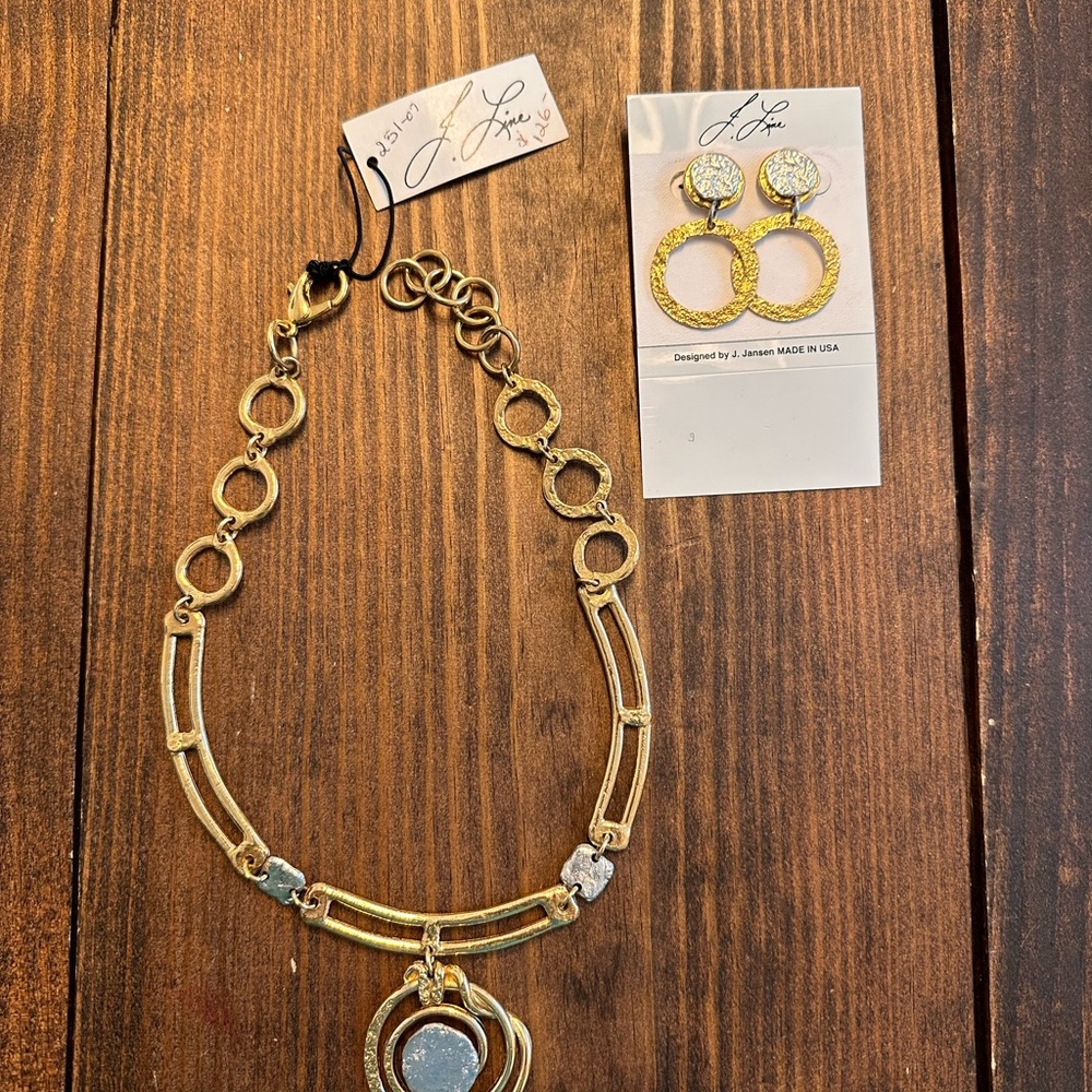 J. Jansen Necklace and earrings